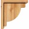 Ekena Millwork Alpine Rough Sawn Corbel w/Backplate, Western Red Cedar, 8"W x 12"D x 12"H COR08X12X12ALP01RWR - alternate 2